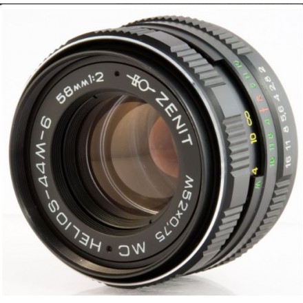 Об'єктив МС Геліос 44М-6 58mm f/2.0